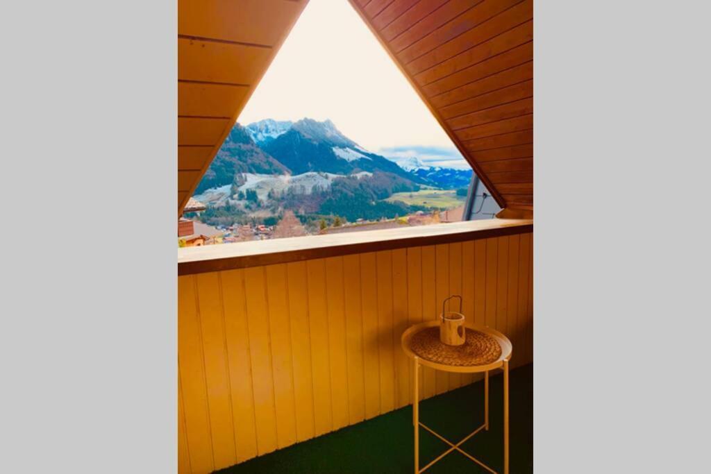 Charmant Et Lumineux Appartement Duplex A Charmey Kültér fotó